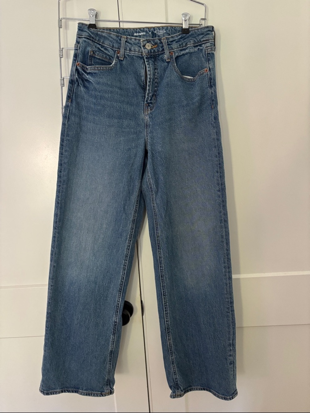 Old Navy Blue Women's extra high-rise sky – hi wide leg